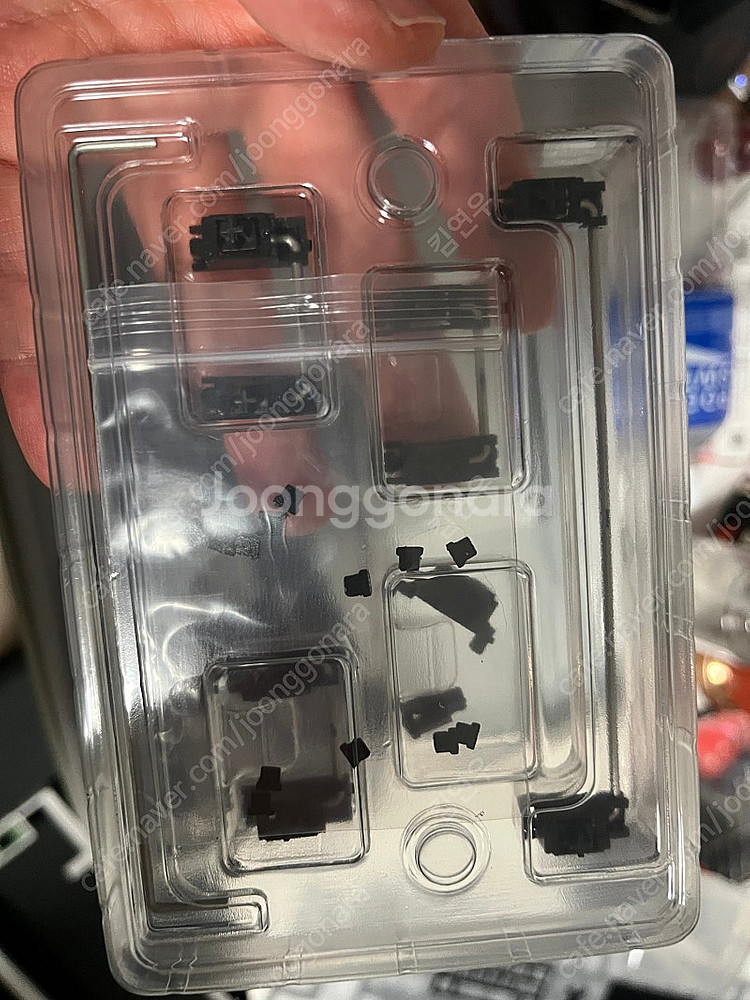 QK65V2 화이트 아보카도 유무선 커스텀 키보드--5