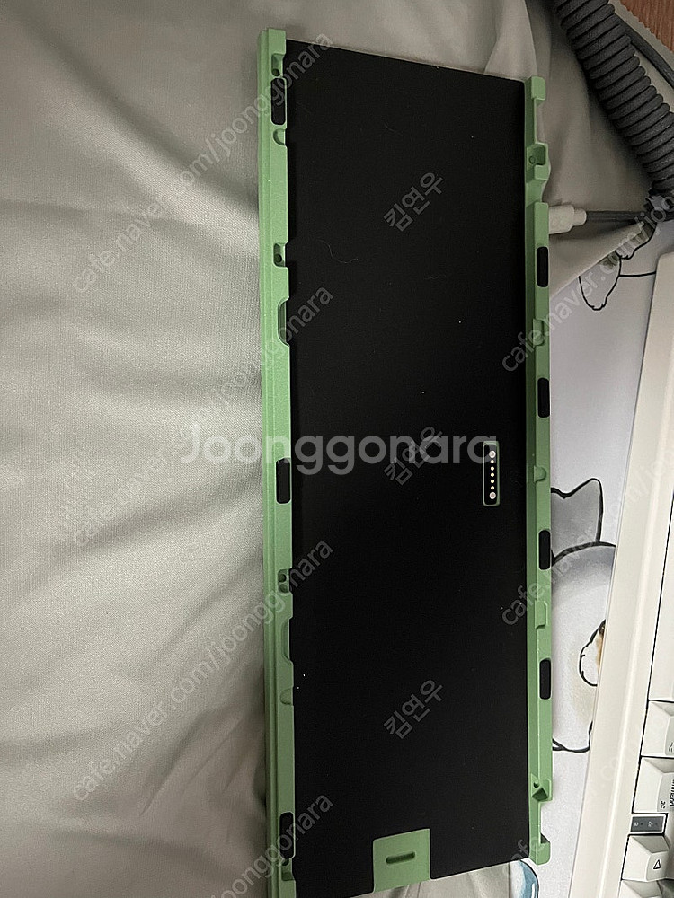 QK65V2 화이트 아보카도 유무선 커스텀 키보드--9
