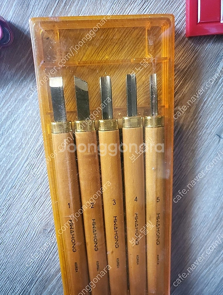 화홍 조각칼 5개 세트 판매(조각도 5본조)--0