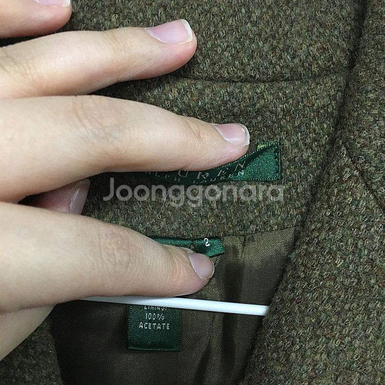 랄프로렌폴로 여성 울 블레이저 자켓 2--4