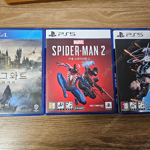 ps5 스파이더맨2, 스텔라블레이드, ps4 호그와트 팝니다