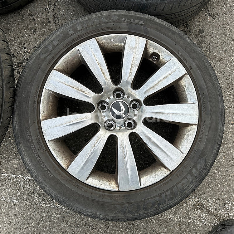 에쿠스 신형 VS380 18인치 크롬 중고 휠타이어 2...--4