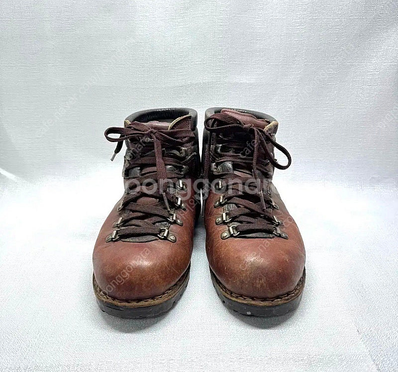 수제 통가죽 등산화 255mm--1