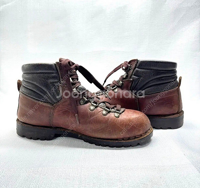 수제 통가죽 등산화 255mm--3