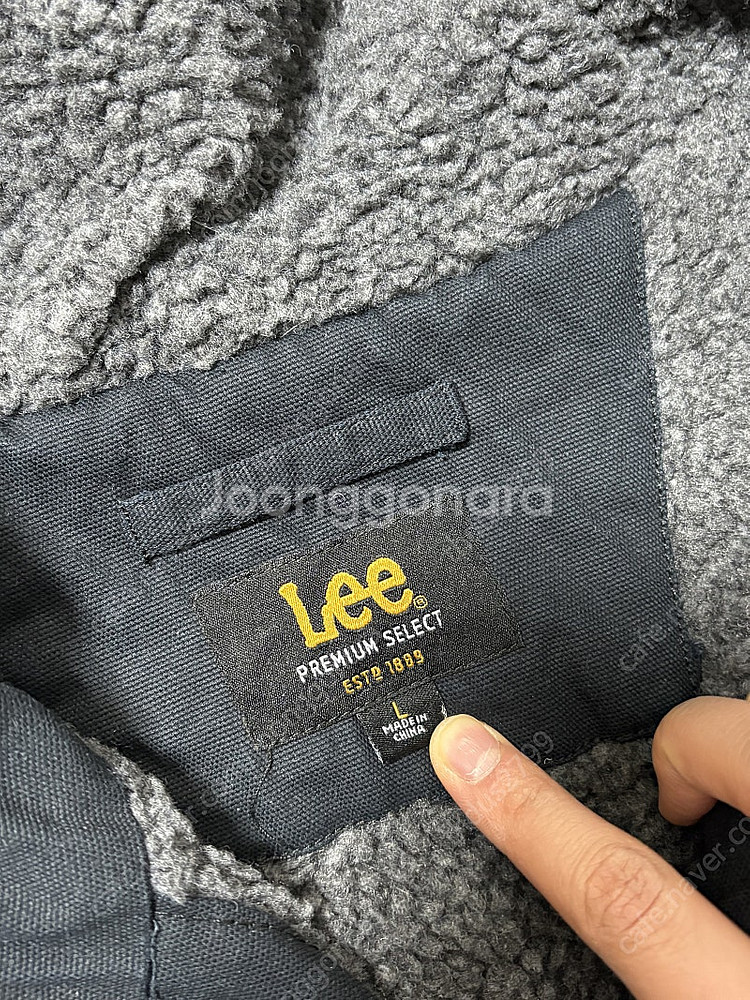 리(Lee) 후드 집업 점퍼 L--1