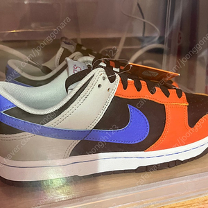 Nike x NBA Dunk Low Retro EMB Racer Blue and Orange 250