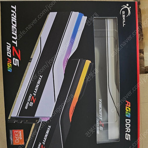 G.SKILL DDR5-6000 CL30 TRIDENT Z5 RGB 화이트 패키지 32GB(16Gx2)