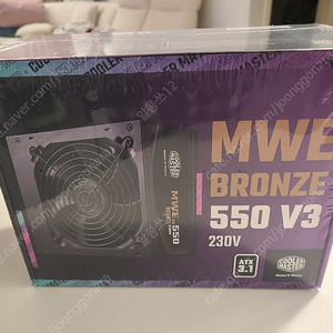 쿨러마스터 MWE 550W V3 브론즈 PC 파워서플라이(미개봉 새상품)