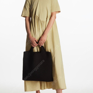 코스 오버사이즈 애시메트릭 웨이스트 드레스 / COS oversized asymmetric waist dress 새제품 XS 6.5