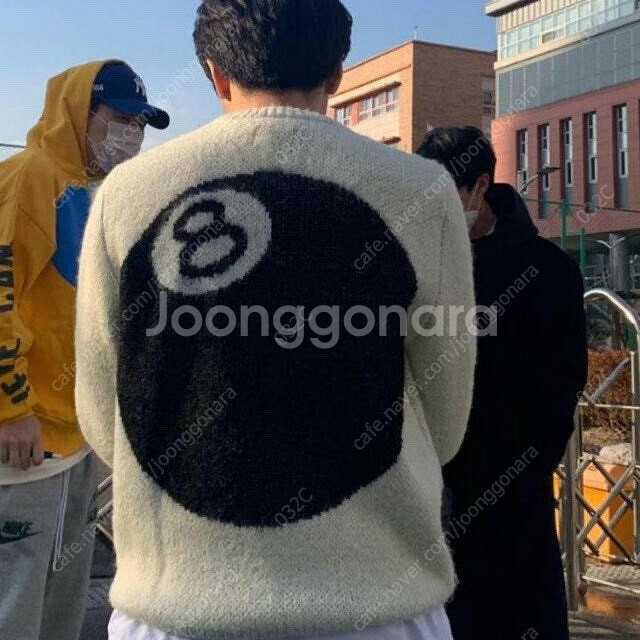 스투시 Stussy 8볼 모헤어 니트 XL--1