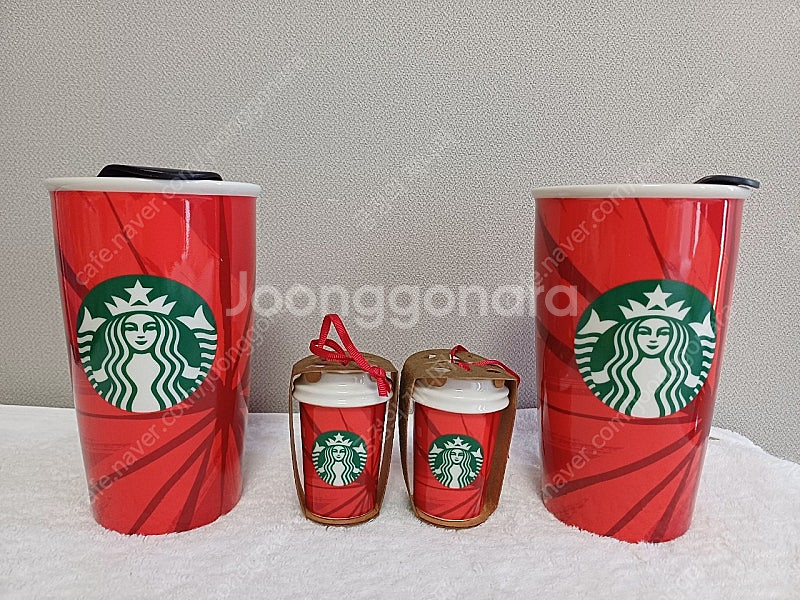 스타벅스 2014 DW 레드컵 머그 355ml 스타벅스 레드컵 오너먼트 스타벅스 더블월 머그--0