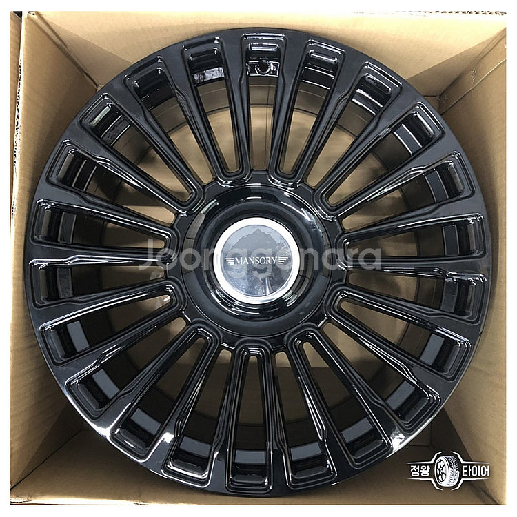 신품 휠 만소리 ST 20인치 현대 , 기아 전용신품 블랙휠(스피닝휠캡) 싼타페MX5 카니발KA4--6
