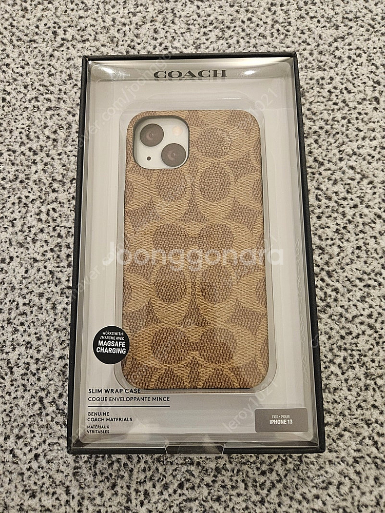 코치 Coach 정품 아이폰13 핸드폰 케이스(미개봉)--1