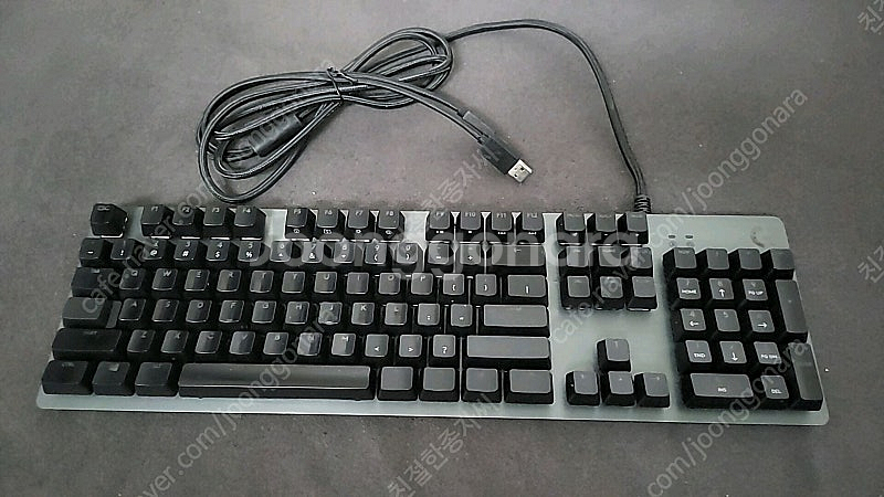 Logitech 로지텍 G512 청축, Nuphy 누피 아크릴 팜레스트, 오테뮤 톰축 스위치--0