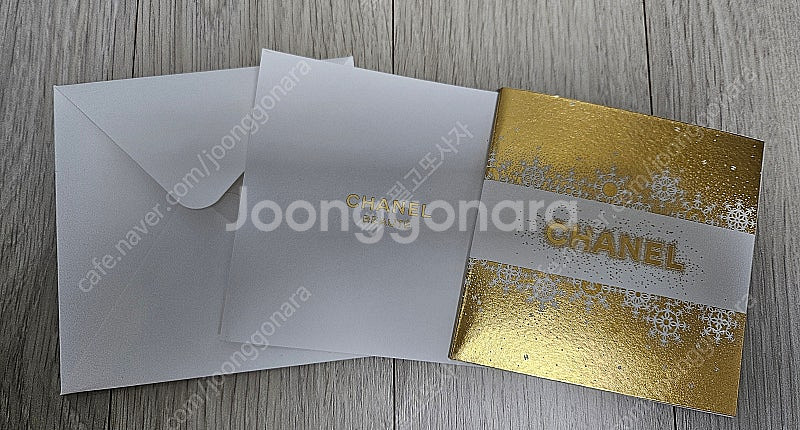 정품) 새상품 샤넬 홀리데이 입체 카드 (코스메틱)--0