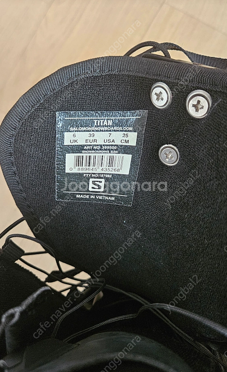 살로몬 보드부츠 No BOA, 사이즈 250--1