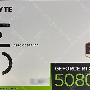 기가바이트 RTX5080 AERO 에어로 미개봉 팝니다