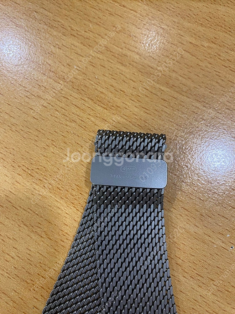 [애플워치 시계줄] 49mm 내추럴 티타늄 밀레니즈 루...--1
