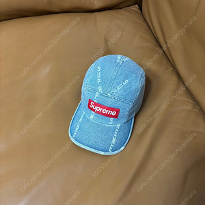 Supreme 슈프림 데님 캠프캡 모자 (Washed Denim)