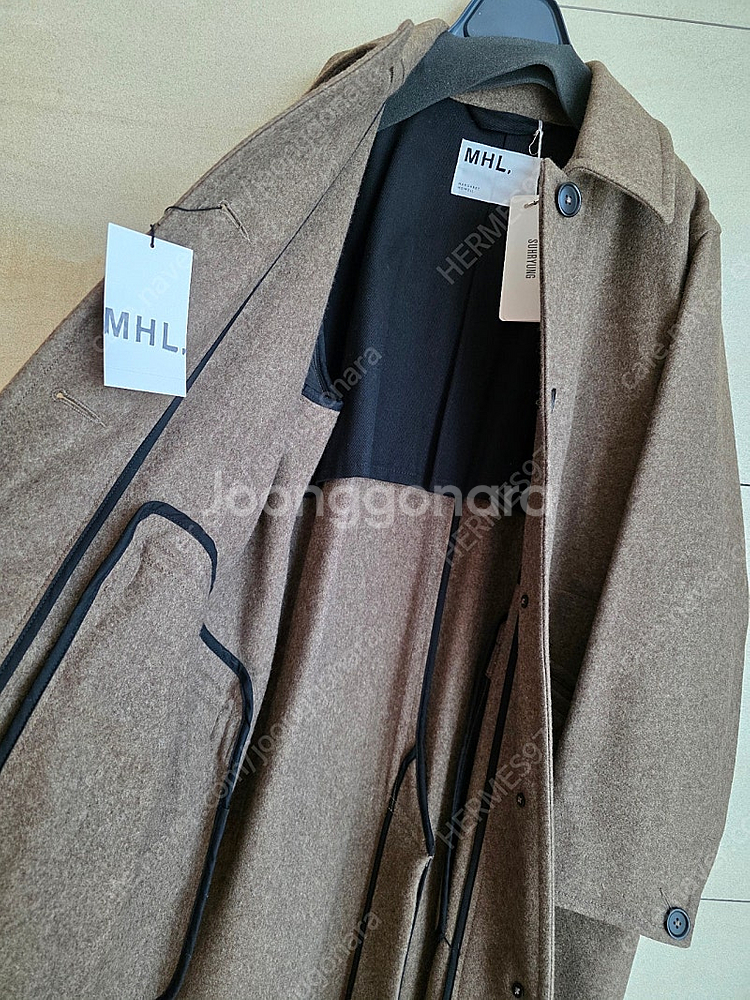 새상품 MHL, 마가렛호웰 울 멜튼 코트--6