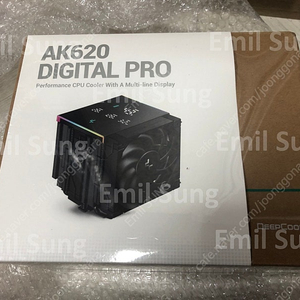 딥쿨 AK620 Digital PRO (블랙) 공랭쿨러 미개봉품 판매 합니다