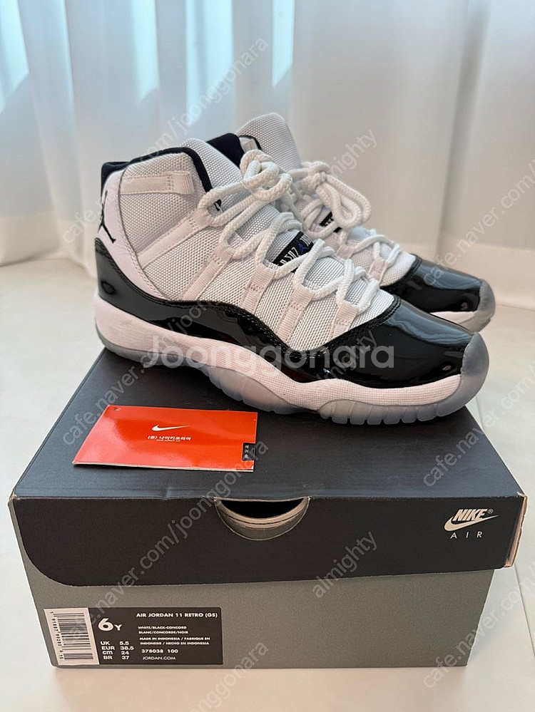 [중고] 조던11 콩코드 GS 240--0