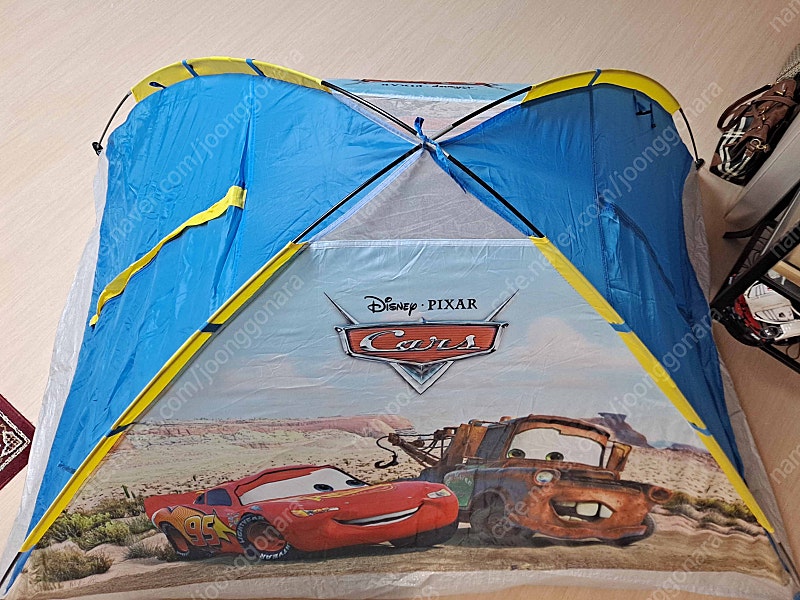 카(cars) 캐릭터 텐트 팝니다.
