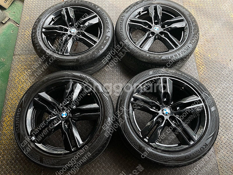 18인치 BMW X1 570M 유광블랙 순정 휠타이어 ...--5