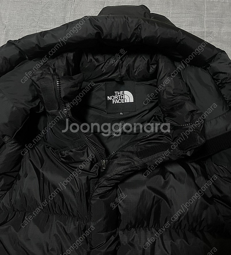 노스페이스 힘다운 블랙 XL 일본판 새상품급 판매합니다--1