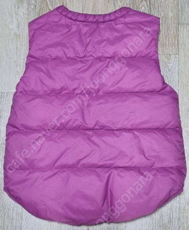 블루독키즈 여아용 오리털 경량조끼 120사이즈--1