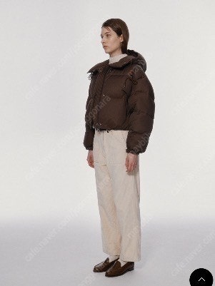 낫띵리튼 pebble cropped pupper 초코색...--2