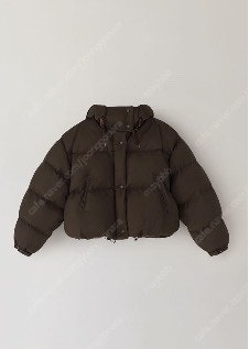 낫띵리튼 pebble cropped pupper 초코색...--7