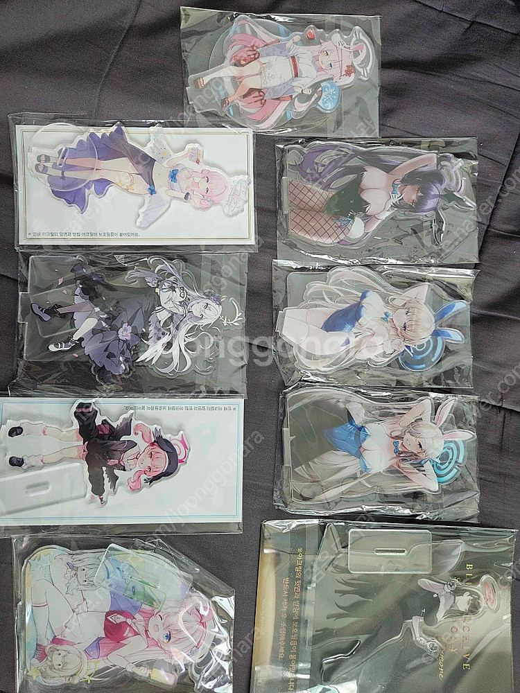 일괄 5) 블루아카이브 아크릴 스탠드 팝니다. 공식 X--0