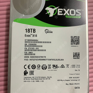 seagate exos 18tb 팝니다