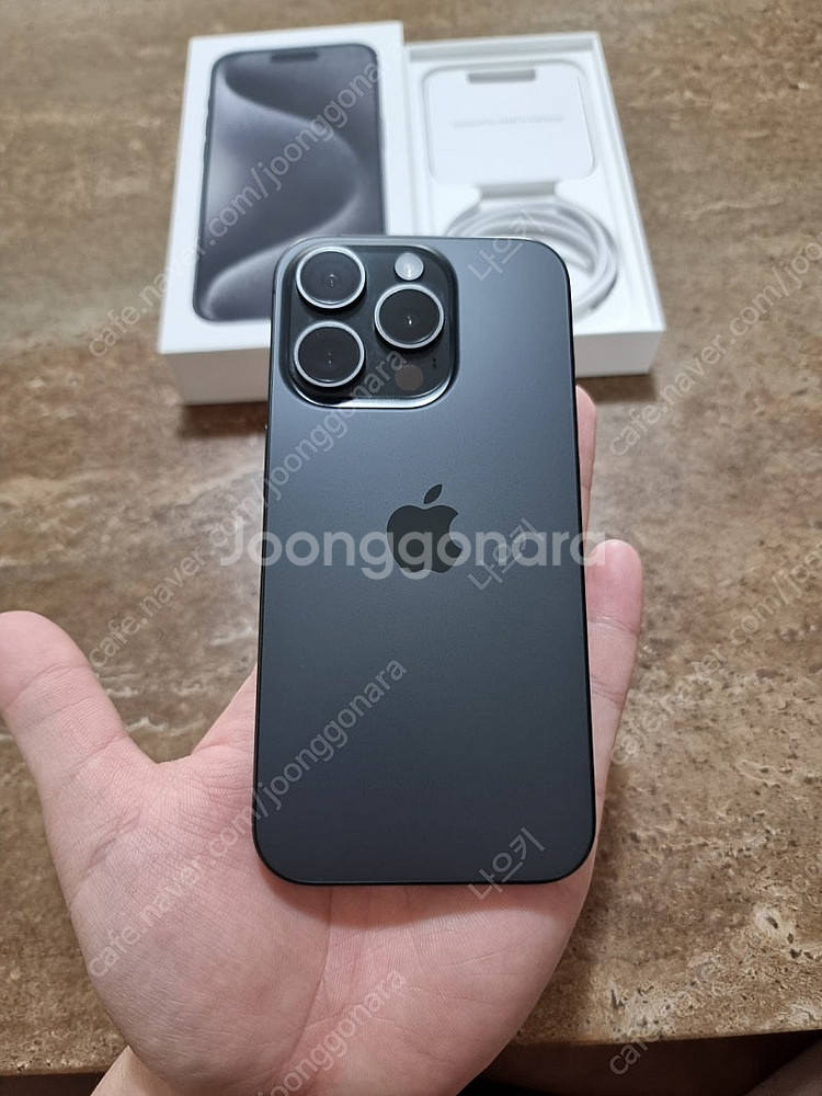 아이폰15 프로 256GB 블랙--2