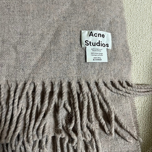 Acne Studios 오트밀 울 스카프 오버사이즈