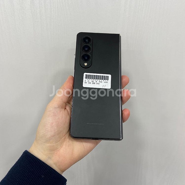 62781 갤럭시Z폴드4 256기가 블랙 공기계 팝니다...--3