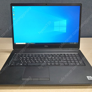 Dell 7750 i9-10885H, 64GB, RTX5000, SSD 1TB, 17인치 판매 합니다.