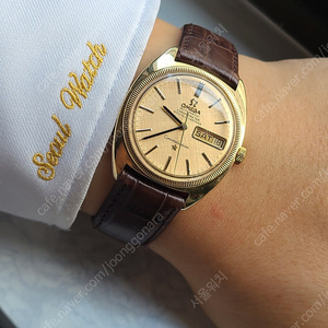 [정품] 오메가 컨스틸레이션 플루티드 데이데이트 14K 옐로우골드 금통 빈티지 (Omega Constellation Fluted 14K YG Vintage)