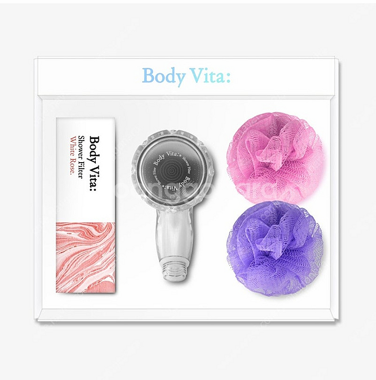 [ BODY VITA ] 바디비타 필터샤워기 선물세트 (새제품&택비포함)--0
