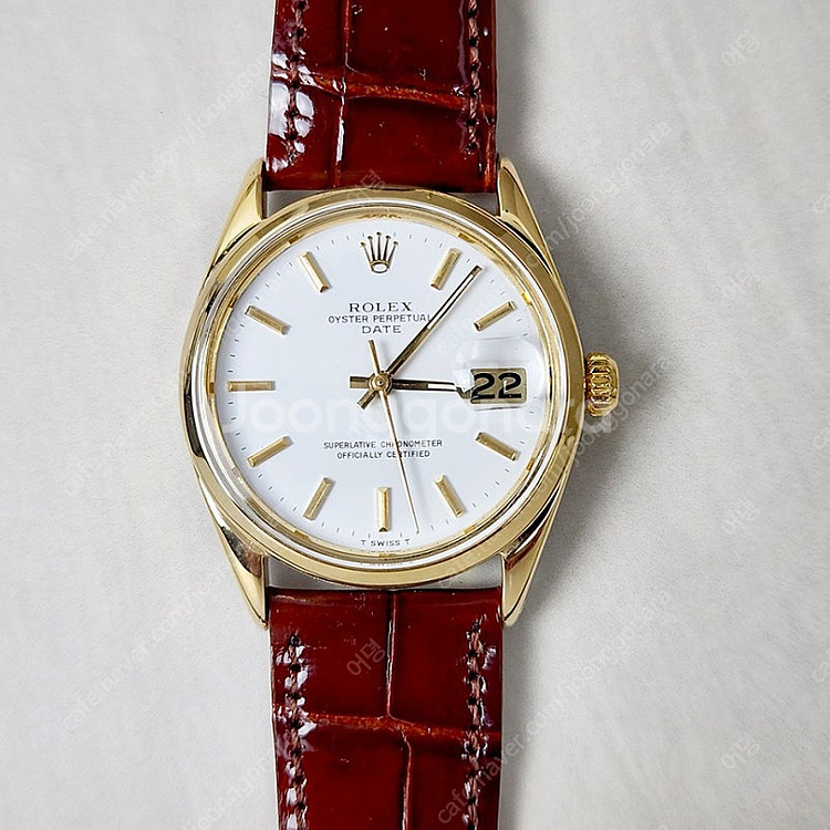 [34MM]롤렉스 오이스터 데이트 오토매틱 1550 골...--0
