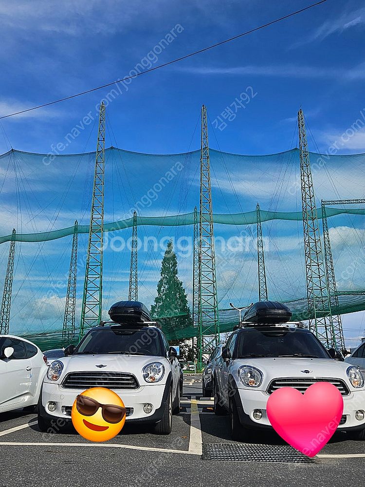 BMW 미니 컨트리맨 루프박스,가로바 정품 판매합니다~...--6