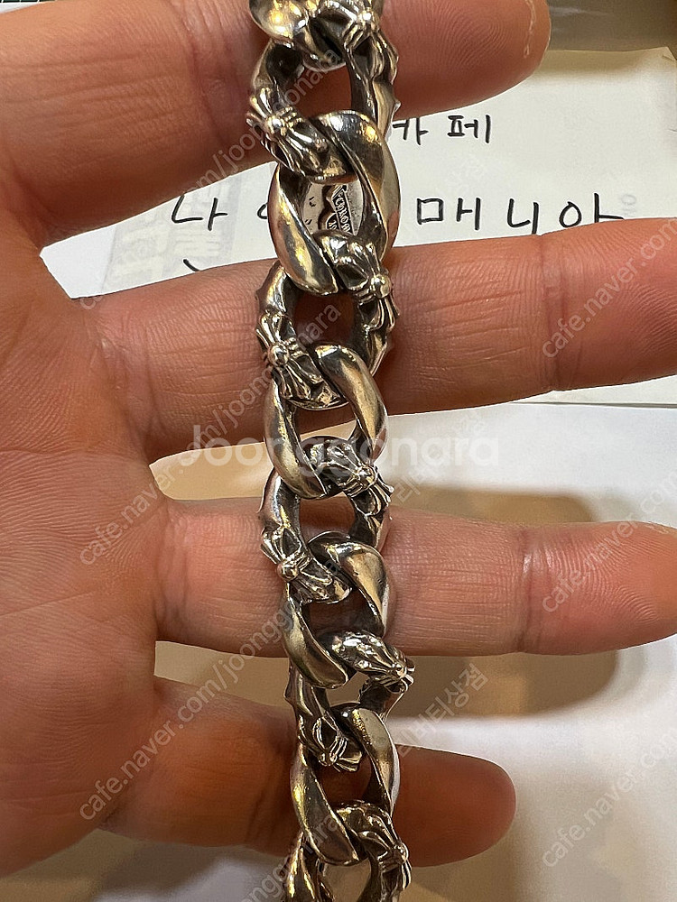 크롬하츠 대거ID 팬시 팔찌 13링크 판매--6