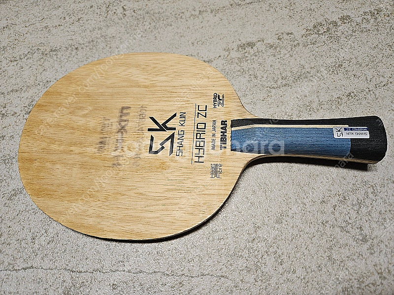 티바 샹쿤 하이브리드 ZC 83g 카본 탁구 라켓 팔아...--0