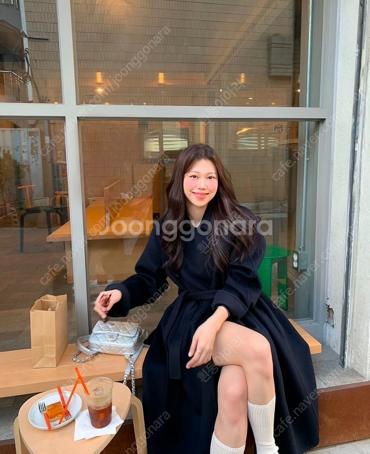 온트 예슬마켓 딥네이비 코트--1