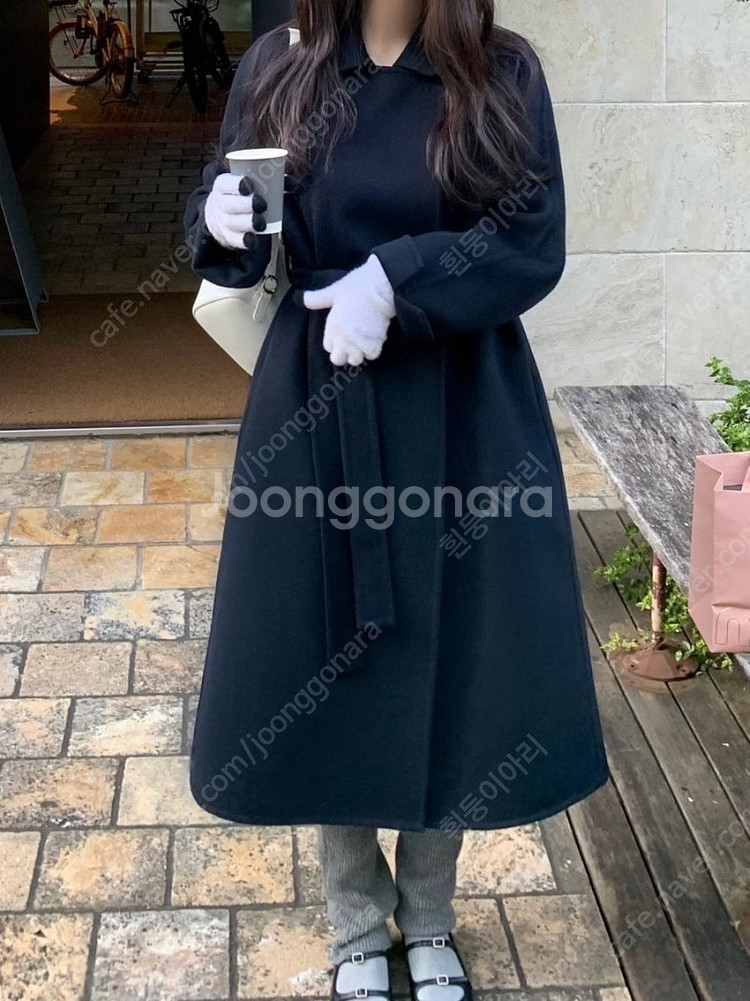온트 예슬마켓 딥네이비 코트--4