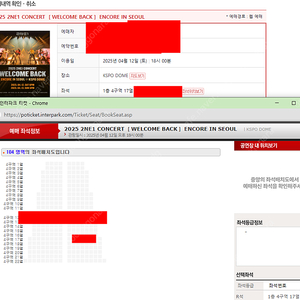 투애니원 토요일 콘서트 1층 4구역 한자리 양도