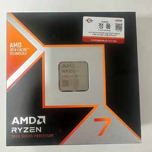 AMD 라이젠7-6세대 9800X3D (그래니트 릿지) (정품) 미개공 새상품 대구 직거래 판매합니다.