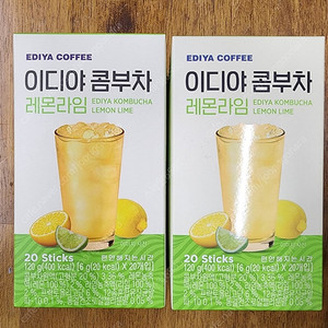 1+1 EDIYA COFFEE 이디야 콤부차 레몬라임