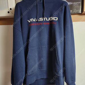 비바스튜디오 후드티 M사이즈 네이비색 SPORT LOGO HOODIE KS [NAVY]